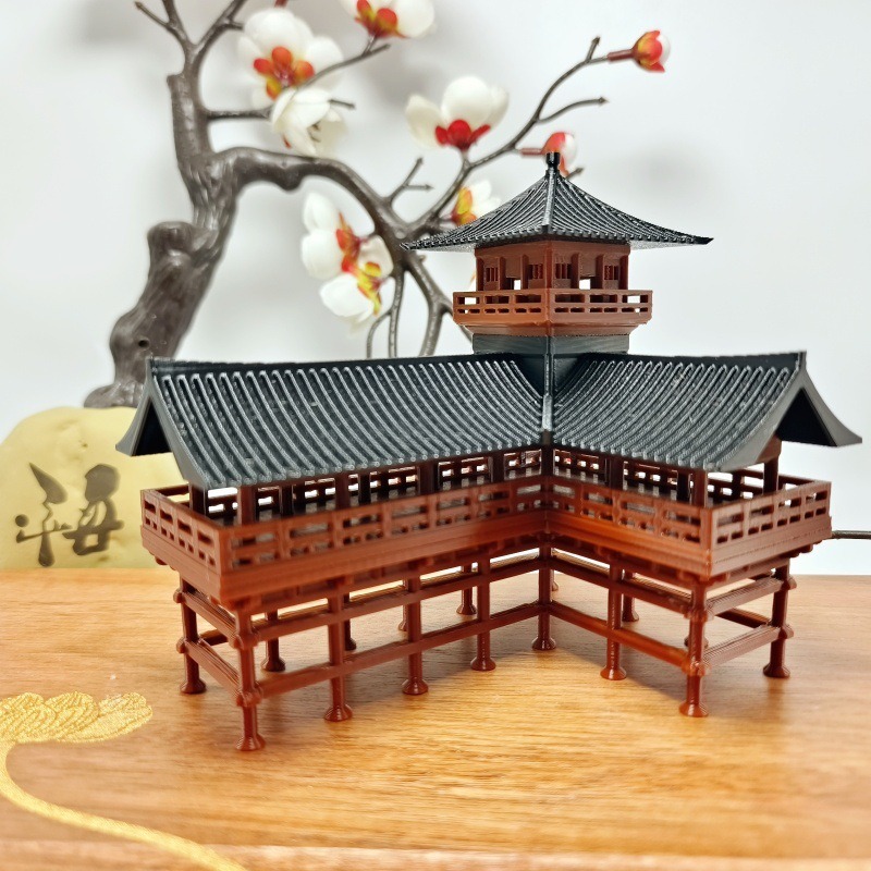 Bonsai Garden Japan - 3Dプリント禅庭水族館盆栽中国麗城像古代建築模型日本館装飾