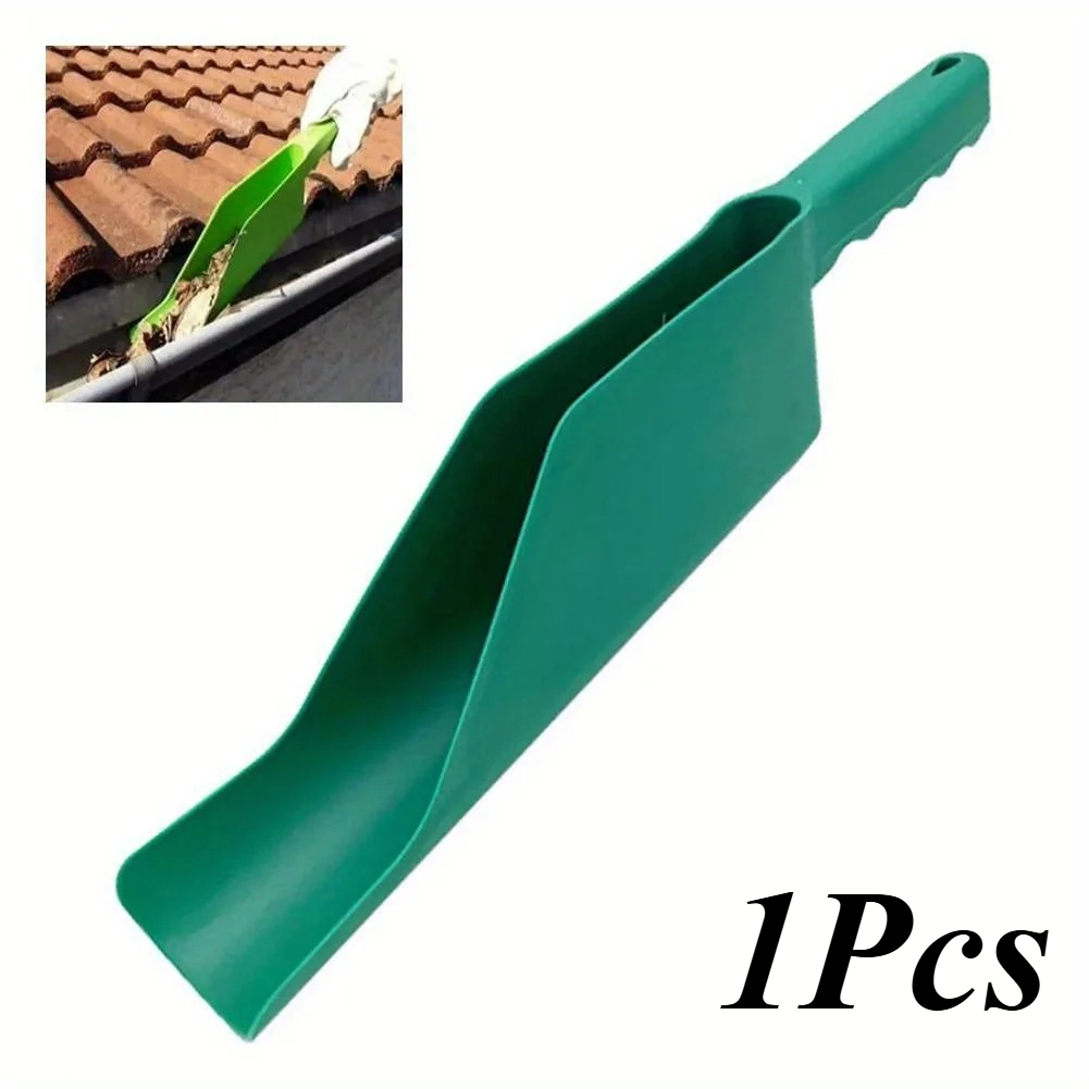 Soil Scoop Tool - フレキシブル雨どい掃除用スクープ、屋根の軒先の葉や汚れ除去、ガーデンシャベルツール