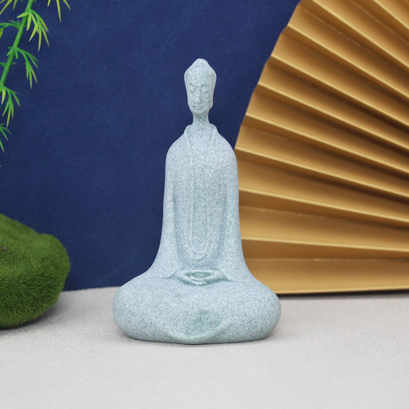 ストーン仏,小さなモンクスの彫像,盆栽,家の装飾,タイ - Bonsai Garden Thailand のレビューと価格