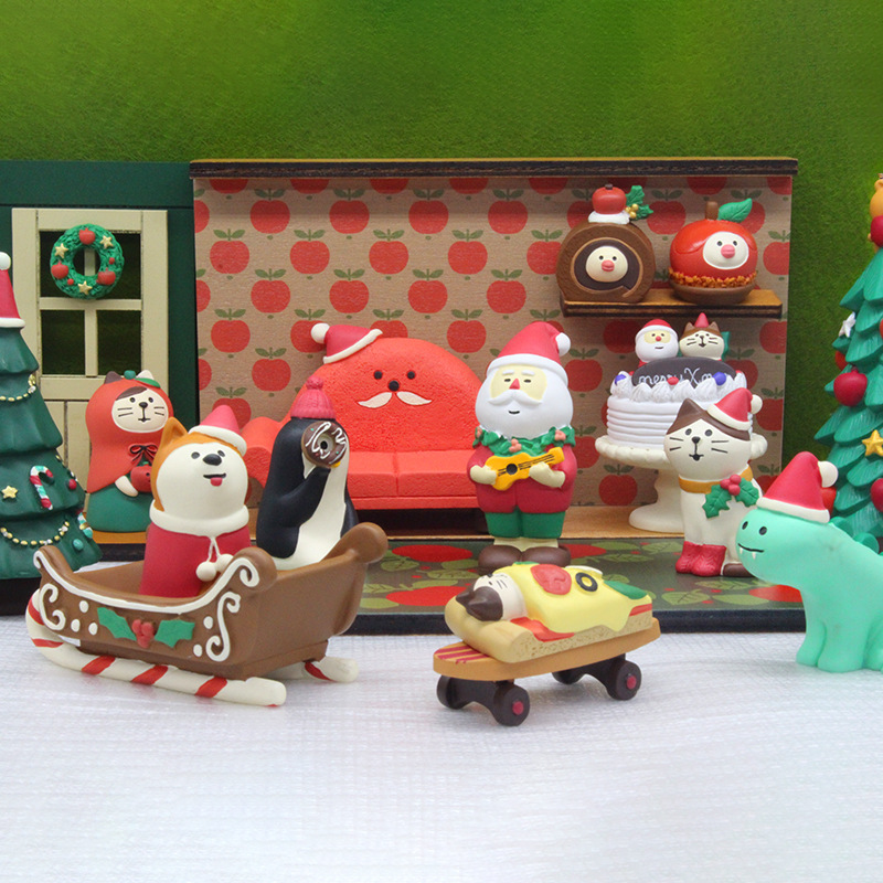 シーンデコレーションクリスマスシリーズ本棚装飾品コレクタブル - Bonsai Garden Japan のレビューと価格