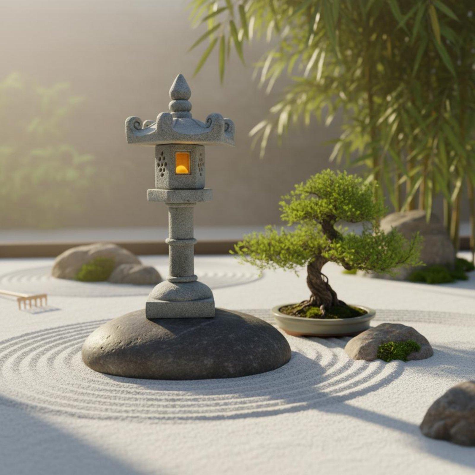 造園用ランタン 日本の石灯籠 ミニチュア禅庭装飾品 盆栽水槽 - Bonsai Garden In Dc のレビューと価格