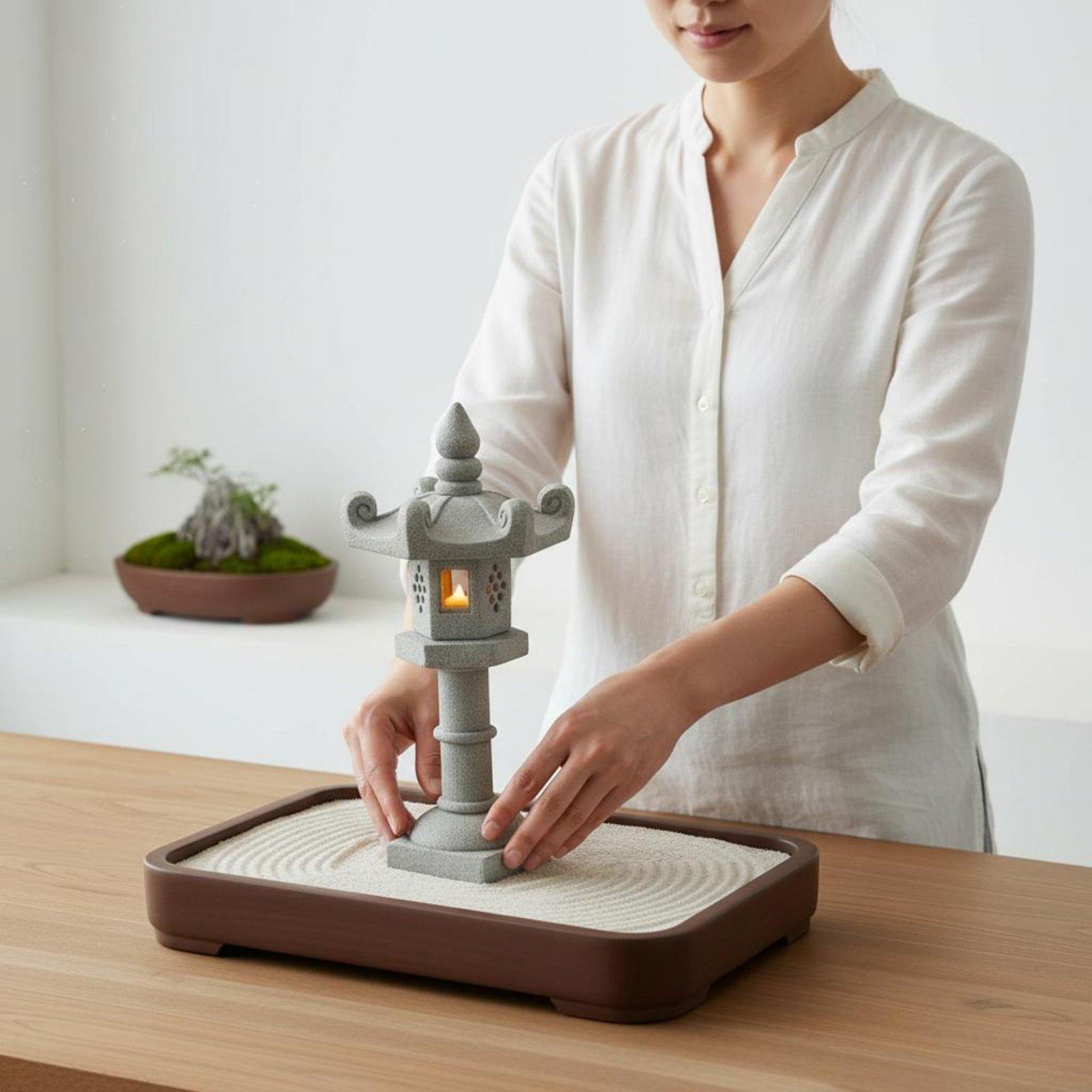 造園用ランタン 日本の石灯籠 ミニチュア禅庭装飾品 盆栽水槽 - Bonsai Garden In Dc のレビューと価格