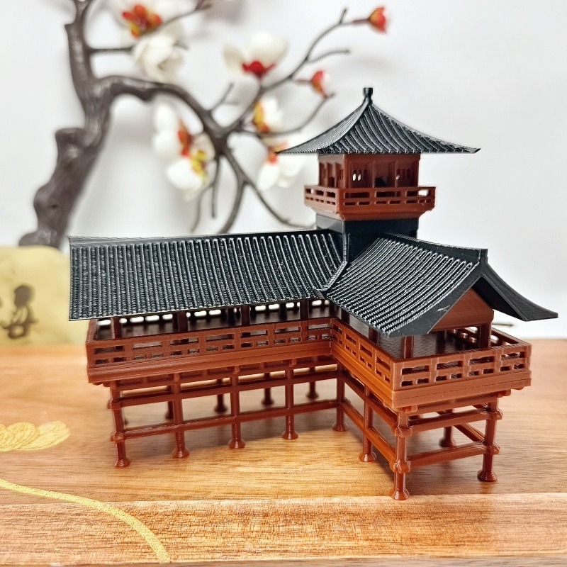 3Dプリント禅庭水族館盆栽中国麗城像古代建築模型日本館装飾 - Bonsai Garden Japan のレビューと価格