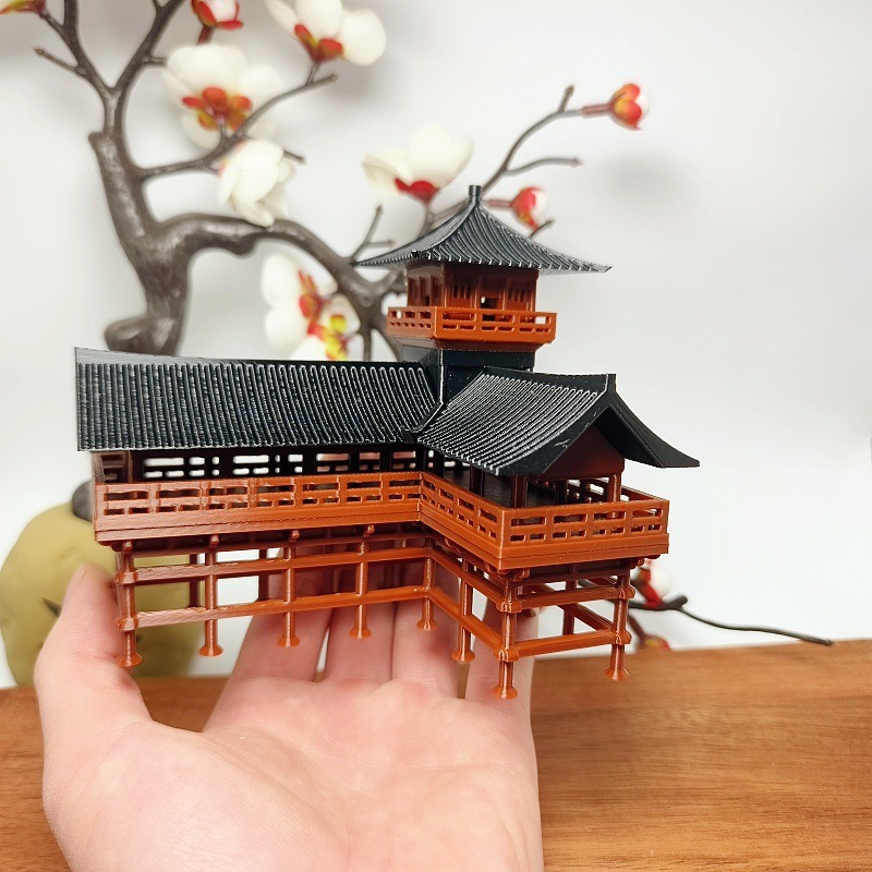 3Dプリント禅庭水族館盆栽中国麗城像古代建築模型日本館装飾 - Bonsai Garden Japan のレビューと価格