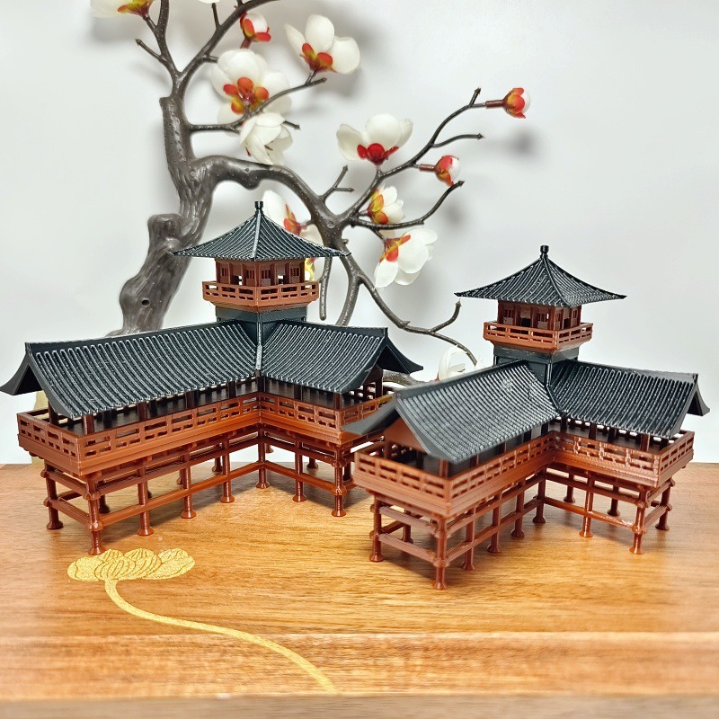 3Dプリント禅庭水族館盆栽中国麗城像古代建築模型日本館装飾 - Bonsai Garden Japan のレビューと価格
