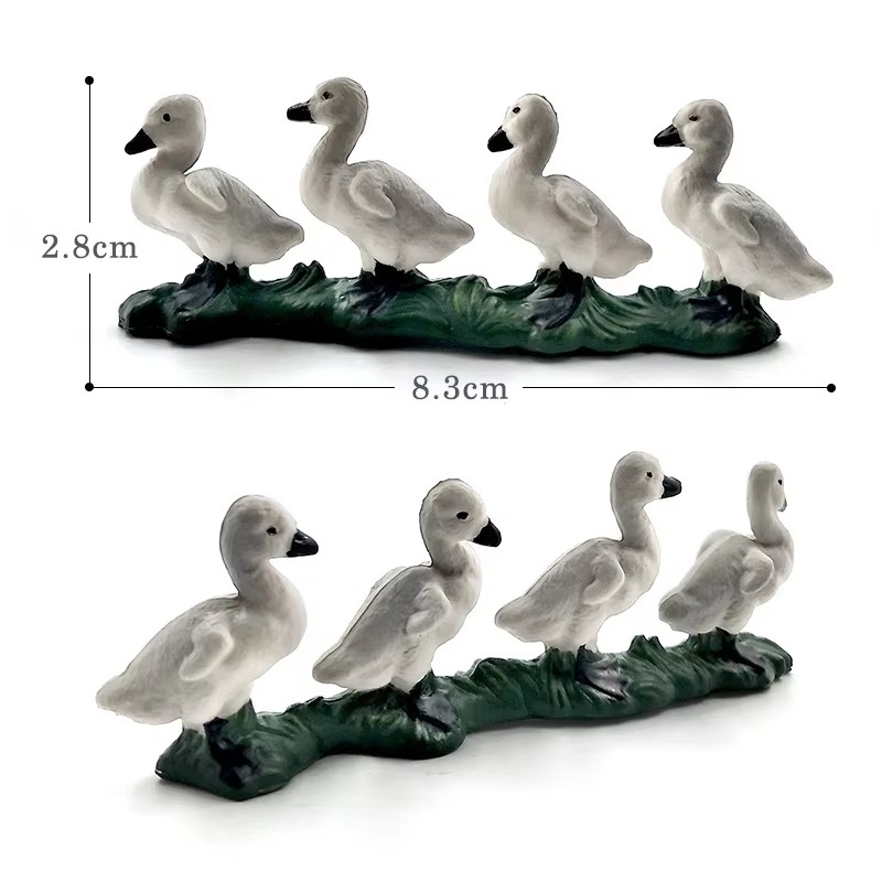 シミュレーション鶏アヒルガチョウ家畜モデル盆栽置物家の装飾ミ - Bonsai Garden Japan のレビューと価格