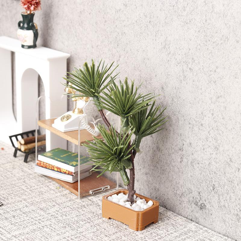 1 個 1/12 ドールハウスシミュレーション松の木緑植物盆 - Bonsai Garden Usa のレビューと価格