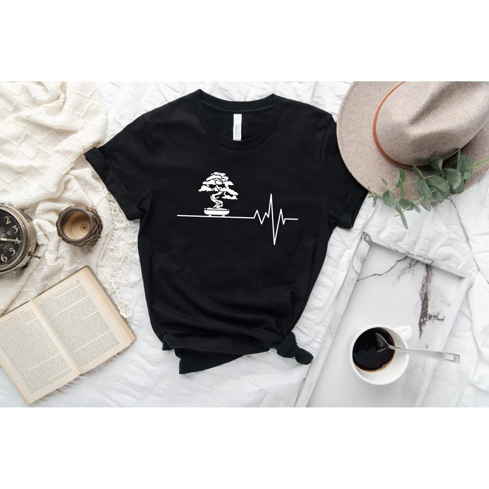 盆栽ハートビートTシャツ 日本のガーデニング 日本愛好家向け - Bonsai Garden Japan のレビューと価格