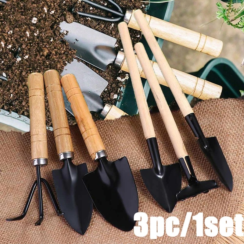 3PC/1セットミニガーデニングツールセットポータブル小型ガ - Soil Scoop Tool のレビューと価格