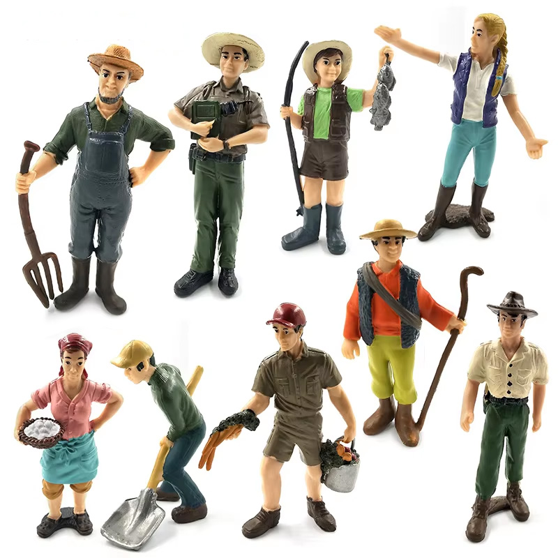農場スタッフ労働者農家シミュレーション人物モデル盆栽置物家の - Bonsai Garden Japan のレビューと価格